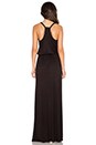 view 3 of 3 Midnight Jersey Racerback Maxi Dress in Black