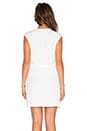 view 4 of 4 ROBE COURTE WRAP FRONT in White