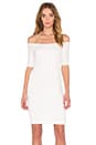 view 1 of 4 2x1 Rib Bodycon Dress in White