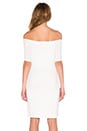 view 3 of 4 2x1 Rib Bodycon Dress in White