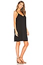 view 2 of 3 MINIVESTIDO SLIP in Black