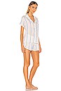 view 2 of 3 PYJAMA SHORTIE in Summer Multi Stripe