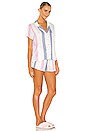 view 2 of 3 PYJAMA SHORTIE in Blue Island Stripe