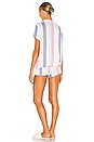 view 3 of 3 PYJAMA SHORTIE in Blue Island Stripe