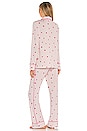 view 3 of 3 Notch Collar Pajama Set in Love Is Splendid