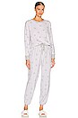 view 1 of 3 Westport Long Sleeve PJ Set in Lavender & Stars