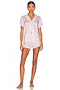 view 1 of 3 Always Woven PJ Set in Raspberry Stripe
