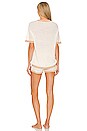 view 3 of 4 Conjunto de pijama de tricô in Cream