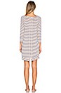 view 3 of 3 Long Sleeve Sleepshirt in Thin Stripe