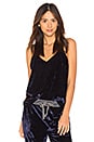 view 1 of 4 Crushed Velvet Cami in Midnight Navy