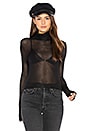 view 1 of 4 Lightweight Turtleneck Sweater in Black