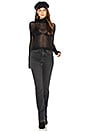 view 4 of 4 Lightweight Turtleneck Sweater in Black
