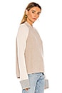 view 2 of 4 PULL COL ROULÉ ALTA in Heather Toast, Natural & Light Heather Grey