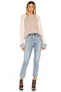 view 4 of 4 PULL COL ROULÉ ALTA in Heather Toast, Natural & Light Heather Grey