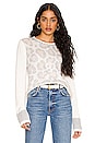 view 1 of 4 Mally Sweater in Toast Leopard