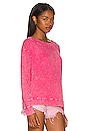 view 3 of 5 Paradise Sweatshirt in Hibiscus