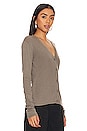 view 2 of 4 Ava Cardigan in Olive Brown