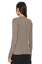 view 3 of 4 Ava Cardigan in Olive Brown