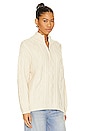 view 2 of 4 СВИТЕР С ВОРОТНИКОМ НА МОЛНИИ DAKOTA in White Sand