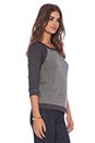 view 2 of 3 Masyn Sparkle 5 Thread Pullover in Heather Grey
