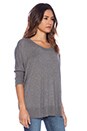 view 2 of 3 Cashmere Blend Sweater in Charcoal