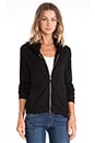 view 2 of 5 Zip Hoodie in Black