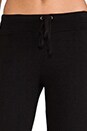 view 4 of 6 Soft Melange French Terry Sweatpant in Black