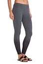 view 2 of 3 Coated French Terry Legging in Charcoal