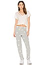 view 4 of 4 Ashbury Star Print Sweatpant in Heather Grey