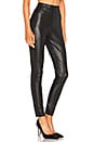 view 2 of 4 Downtown Faux Leather Legging in Black
