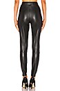 view 3 of 4 Downtown Faux Leather Legging in Black