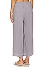 view 3 of 4 Kit Gauze Palazzo Pant in Oyster