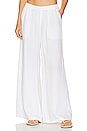 view 1 of 4 Angie Crop Palazzo Pant in White