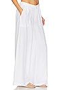 view 2 of 4 Angie Crop Palazzo Pant in White