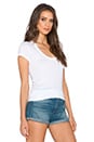 view 2 of 3 Very Light Jersey Tee in White