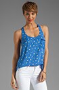 view 1 of 4 Parisian Tulip Tank in French Blue