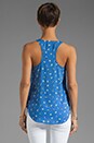 view 2 of 4 Parisian Tulip Tank in French Blue