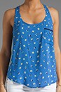 view 3 of 4 Parisian Tulip Tank in French Blue