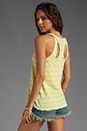 view 1 of 5 Sugarcane Stripe Tank in Citrine