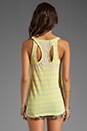 view 3 of 5 Sugarcane Stripe Tank in Citrine
