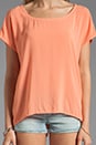 view 4 of 4 Shirting Tee in Apricot