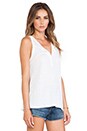 view 2 of 4 Slub Tank in White