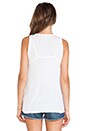 view 3 of 4 Slub Tank in White