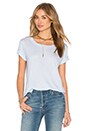 view 1 of 3 Modal Cotton Jersey Tee in Crystal Blue