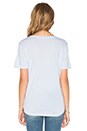 view 3 of 3 Modal Cotton Jersey Tee in Crystal Blue