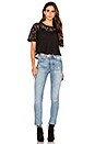 view 4 of 4 Lace Crop Top in Black