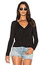 view 1 of 4 Wrap Top in Black