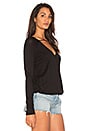 view 2 of 4 Wrap Top in Black