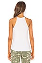 view 3 of 4 Marina High Neck Tank in White