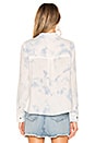 view 3 of 4 Cloud Wash Blouse in Periwinkle & White